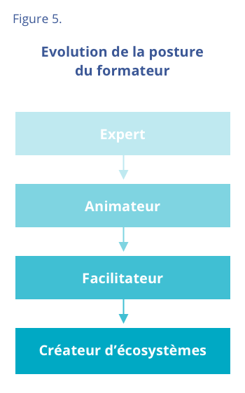 Figure 5 - Evolution de la posture du formateur