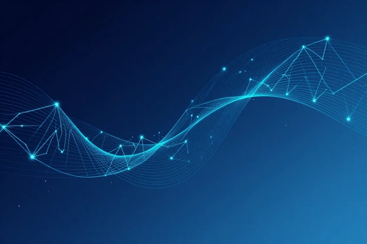 Thought leadership abstract visualization