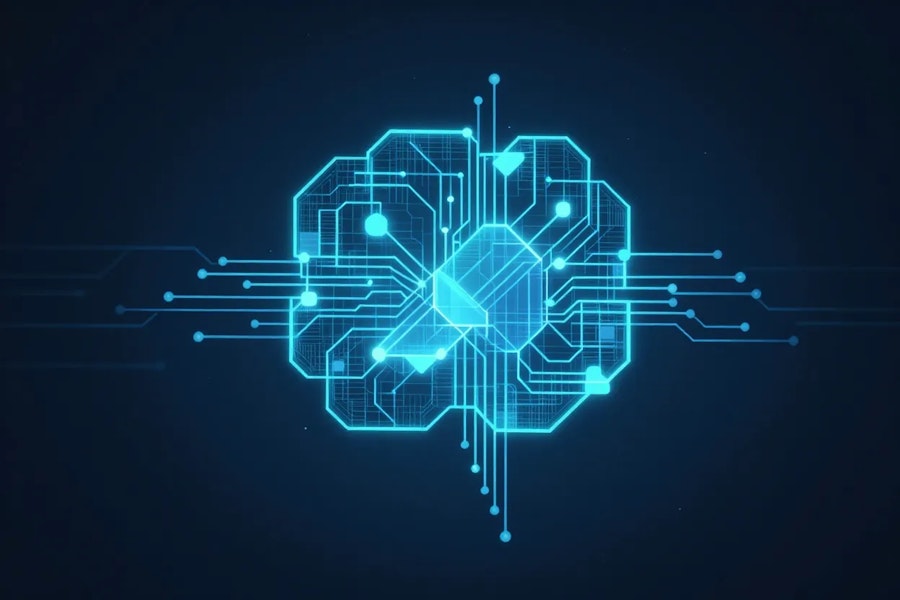 AI and machine learning concept art