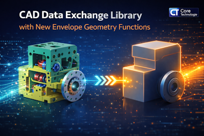 CAD Data Exchange Library with New Envelope Geometry Functions