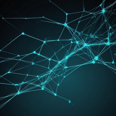Abstract network showing fragmented connections representing the AI gap for MSPs