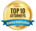 Top 10 Attorneys award American Jurist Institute