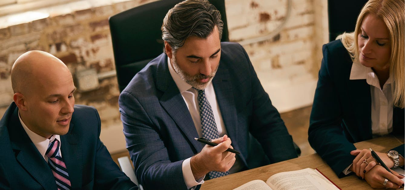 Lawyers at work at Military Justice Attorneys