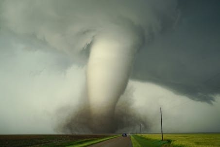 Tornado on the plains