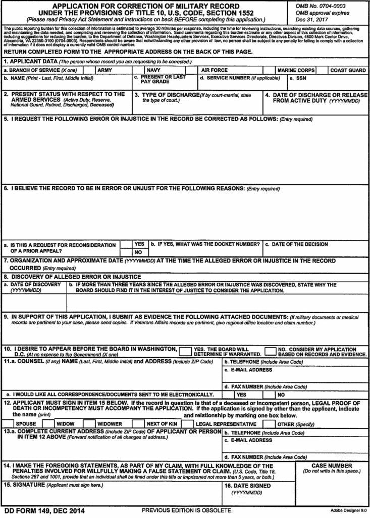 application form