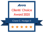 Avvo Clients' Choice Award 2025 - Clare C. Hodge