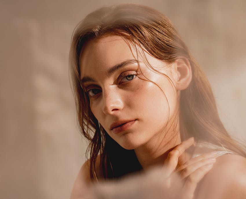 woman looking to the side