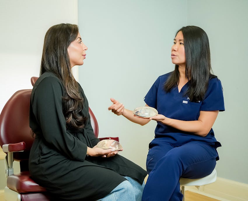 Doctor consulting patient