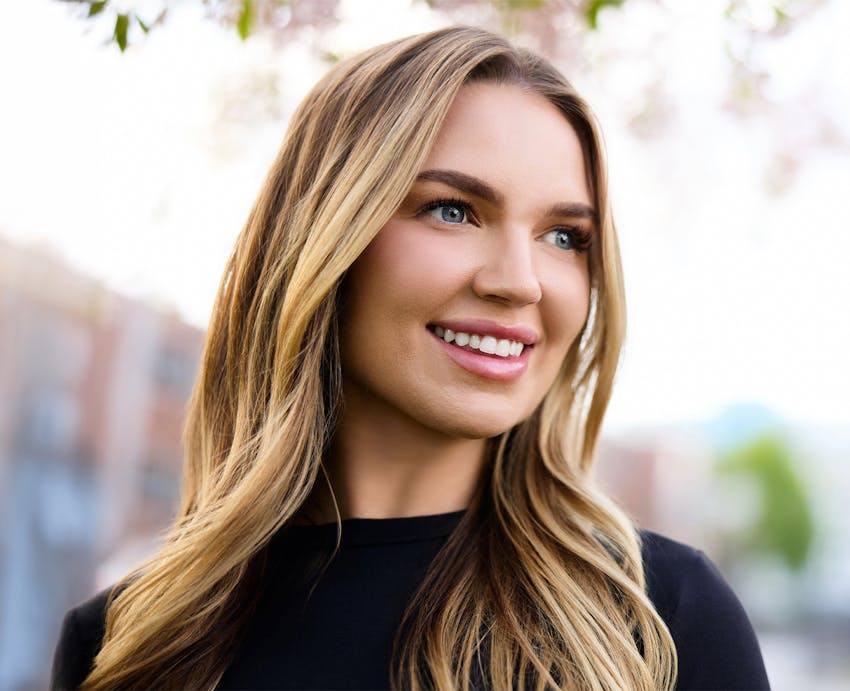 woman with blonde hair