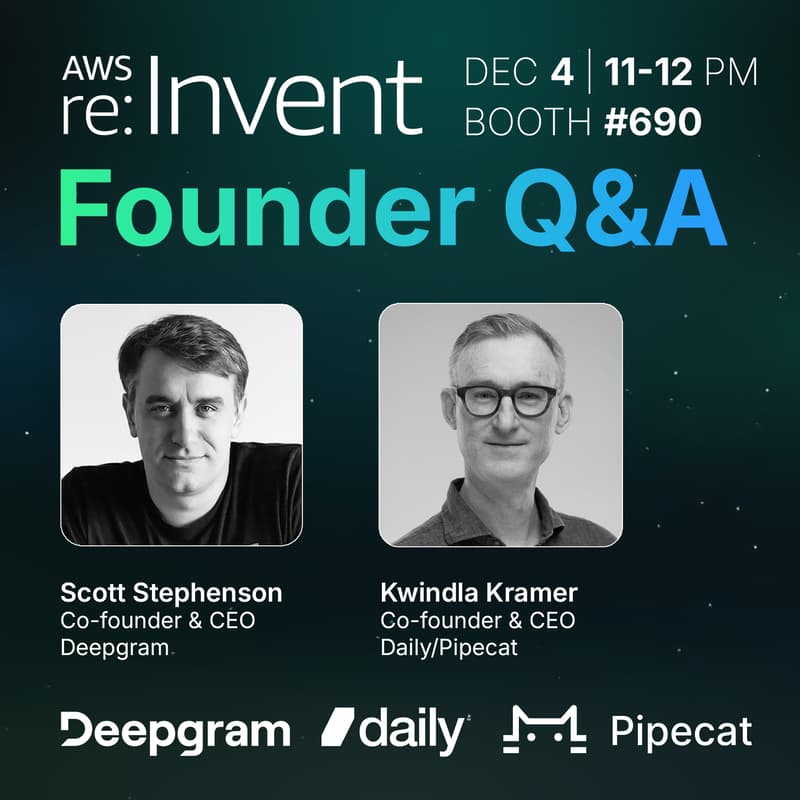 re:Invent Voice AI Founder Q&A