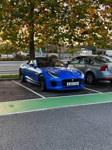 Jaguar F-Type P300 Blue — JoeBenTaylor