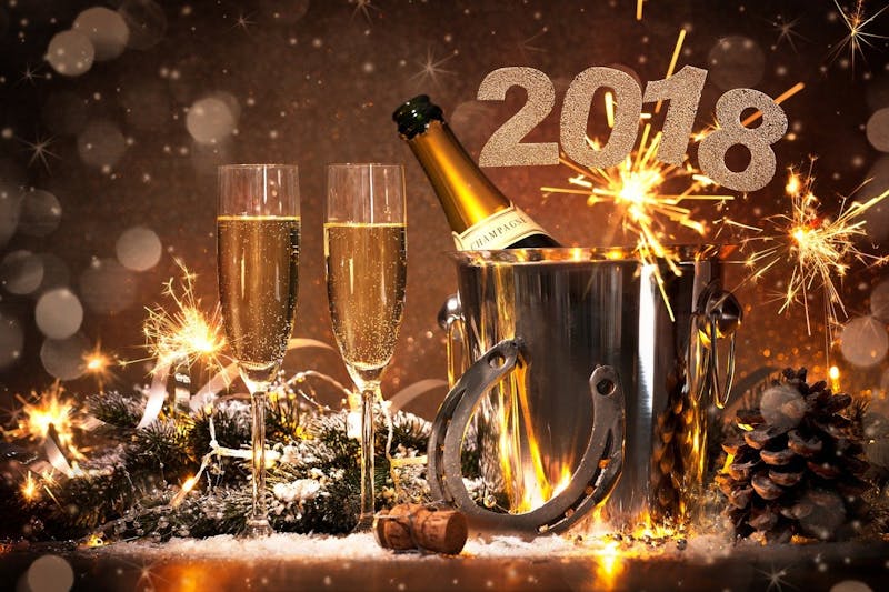 2018 champagne table