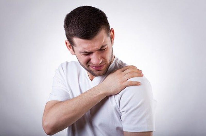 injured shoulder