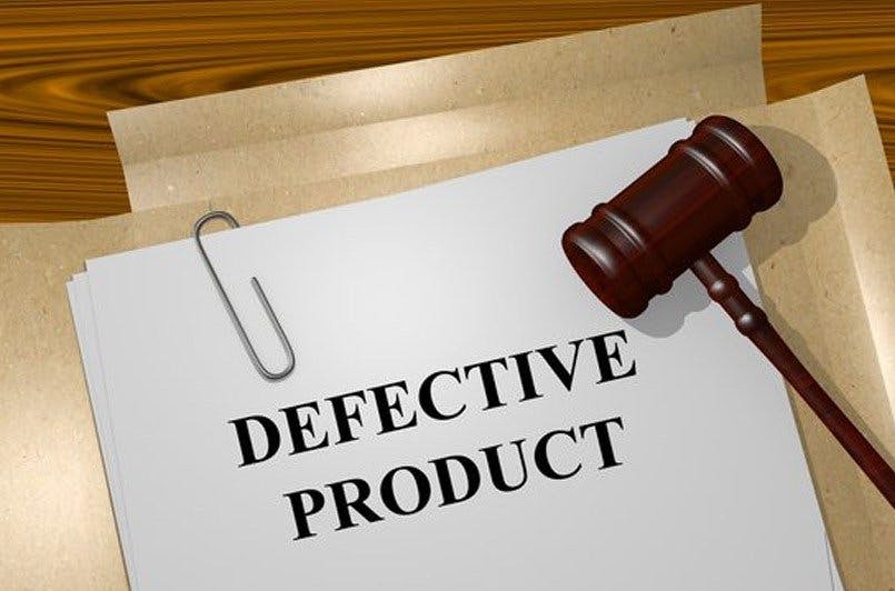 defective product document