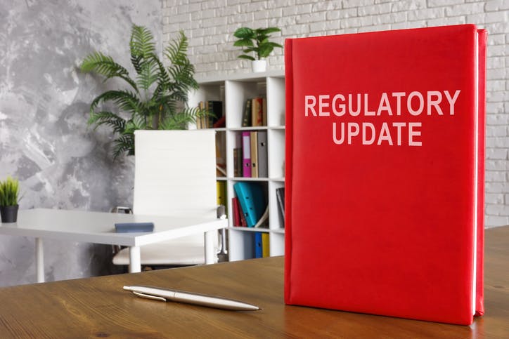 Regulatory update notice