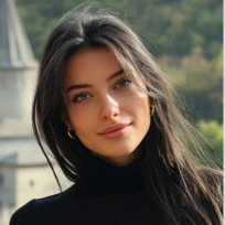 Women with long black hair