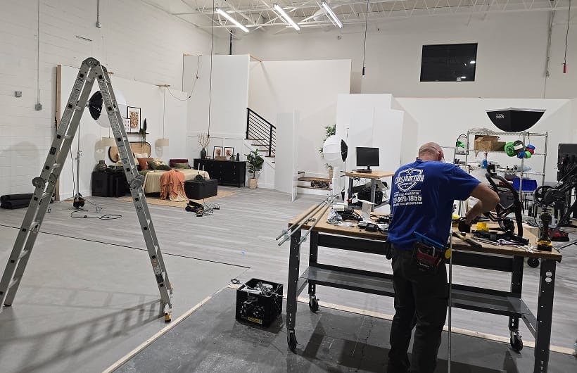 Worksite of Construction Corps