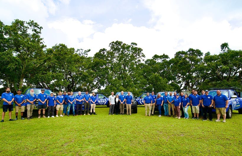 Team at Construction Corps