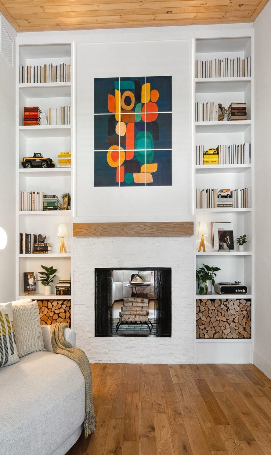 Inside a living room