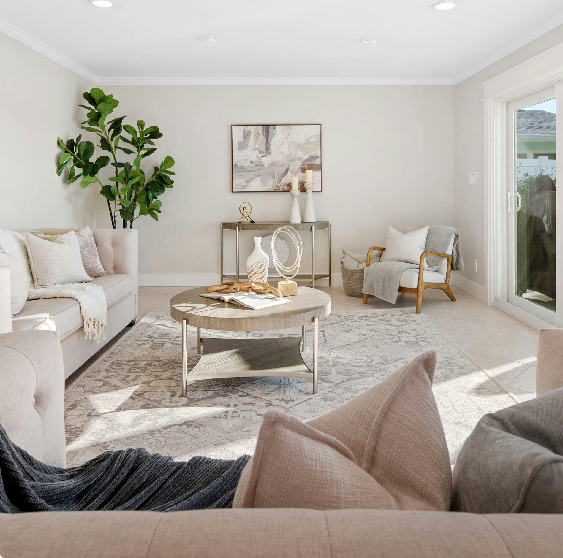 Living room in a house