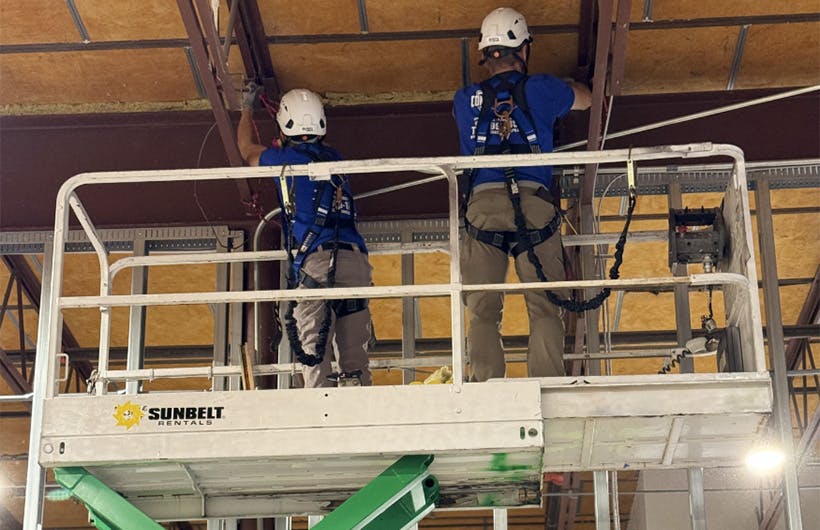 Construction Corps team at work