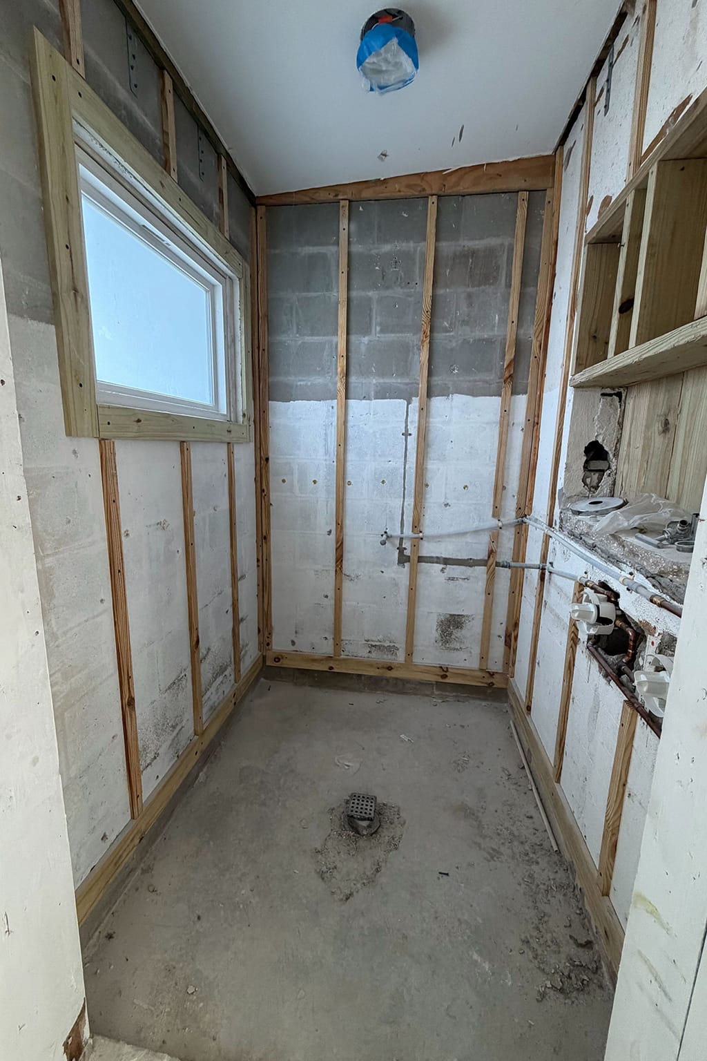 bathroom construction