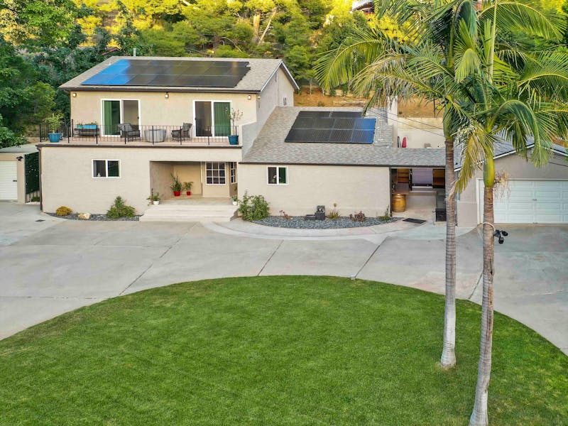 Large House and Front Lawn