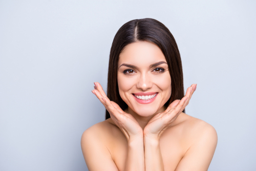 Woman Smiling at Camera 