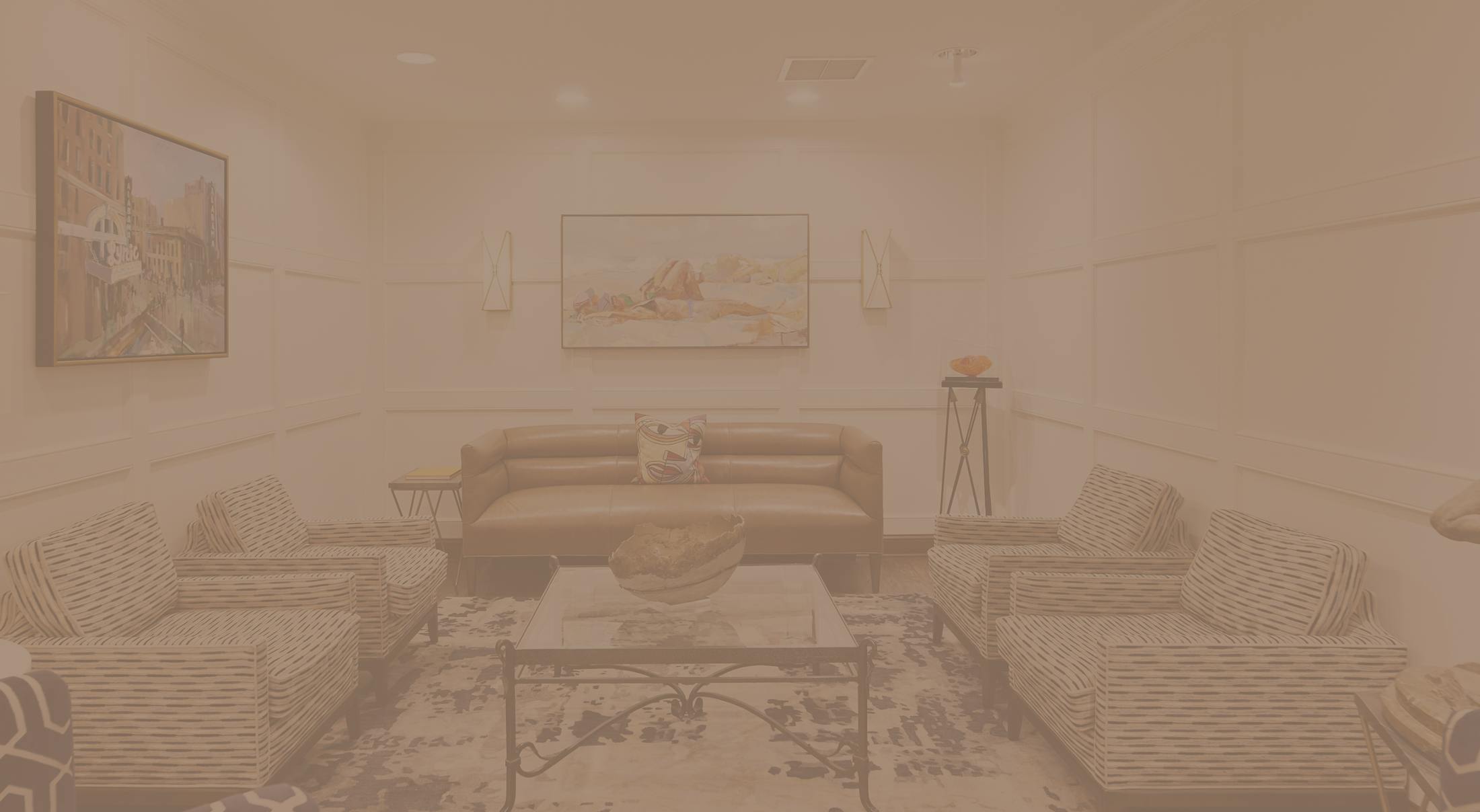 waiting room with chairs and couches