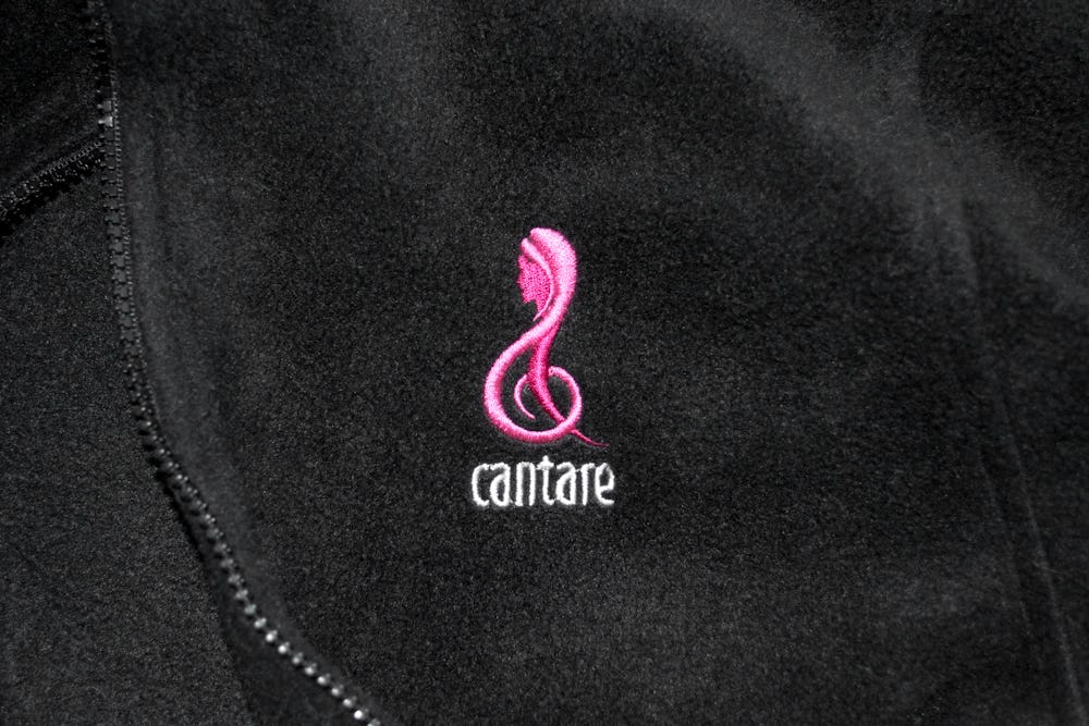 Embroidered jacket detail