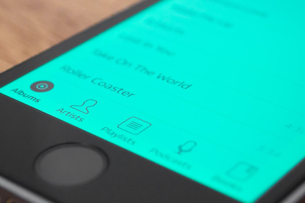 App toolbar icons detail