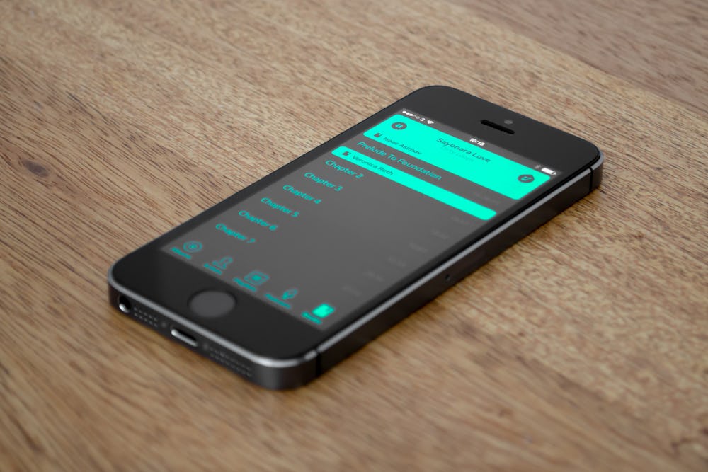 App playlist screen