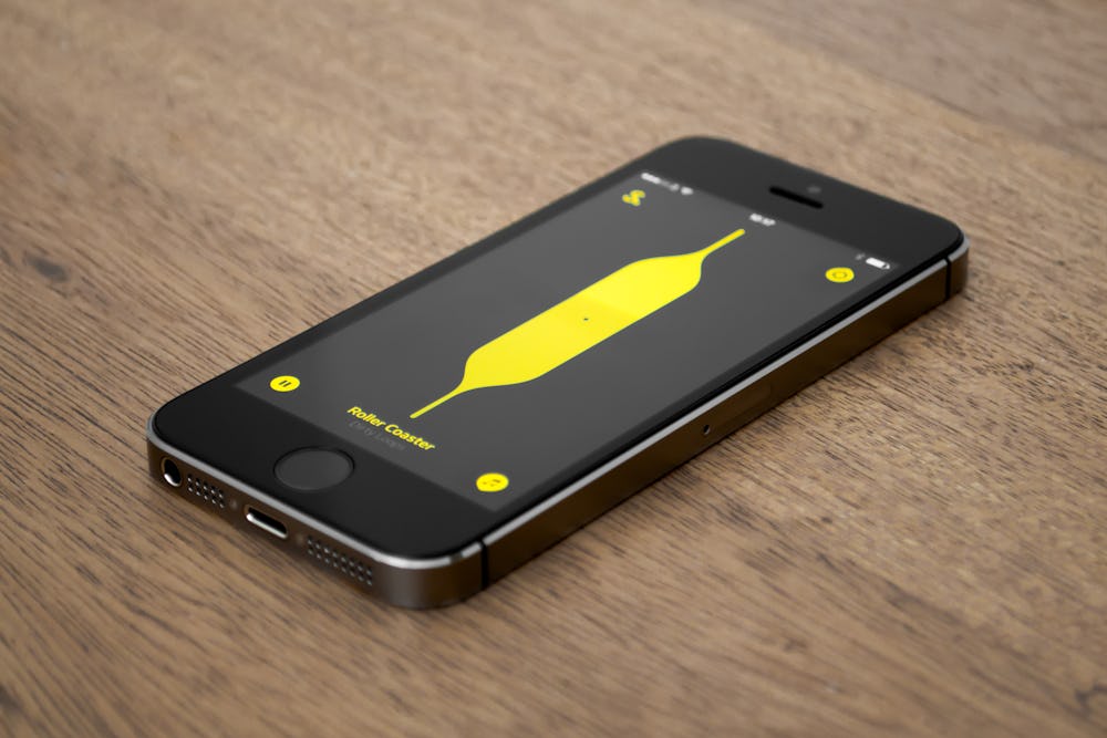 App volume control screen