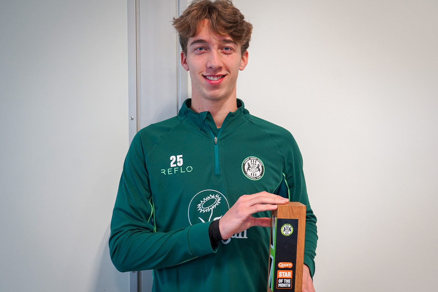 Harry Whitwell voted October Quorn Player of the Month 
