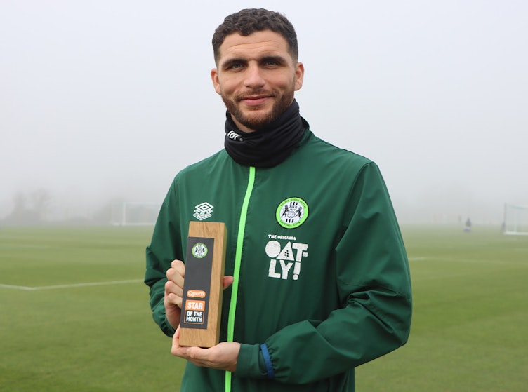 January | Ryan Inniss awarded Star of the Month