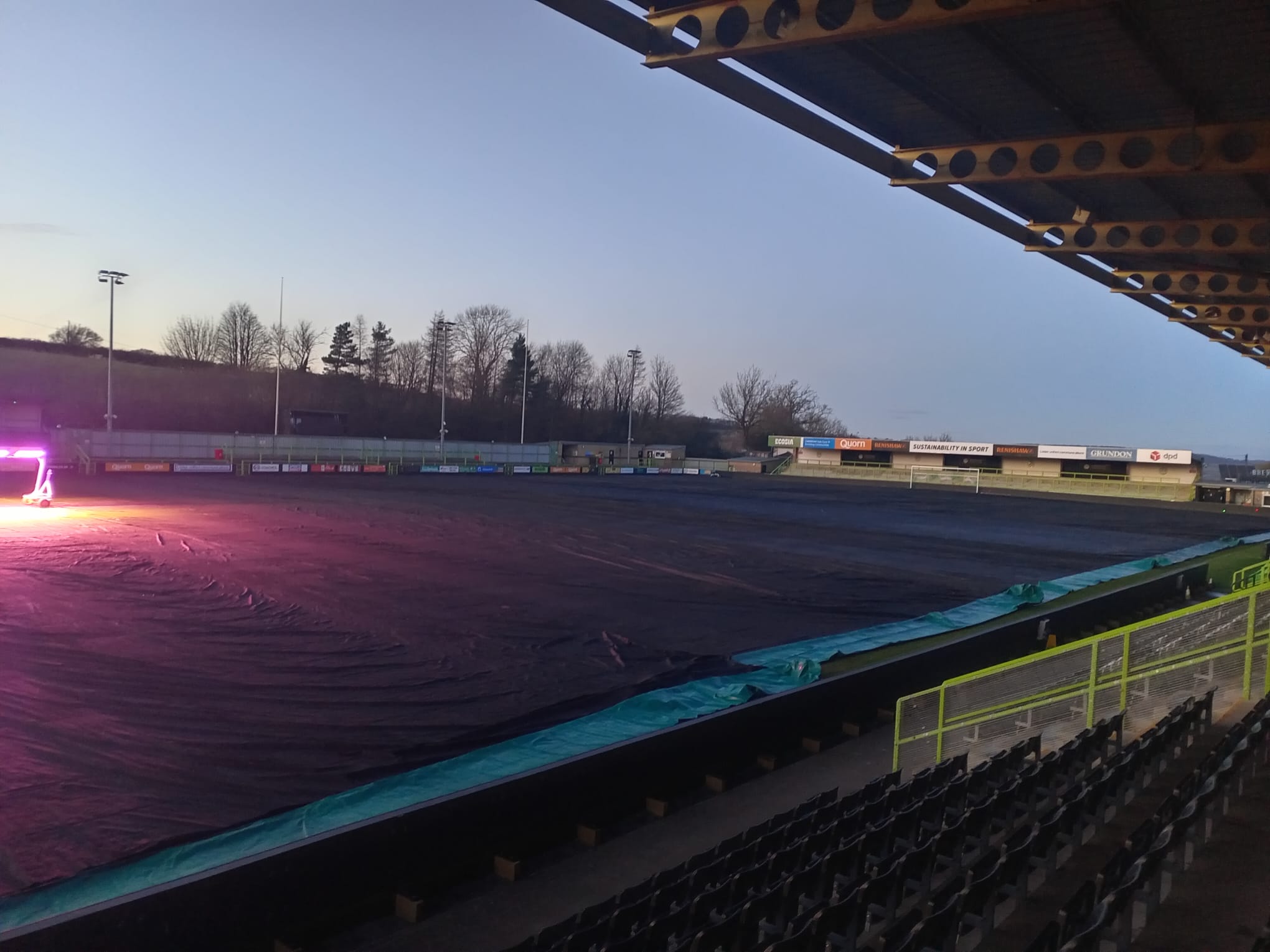 Precautionary pitch inspection planned for 9am 