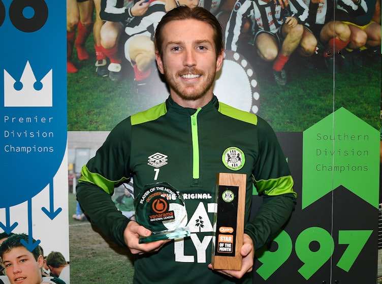 Kyle McAllister named National League Player of the Month