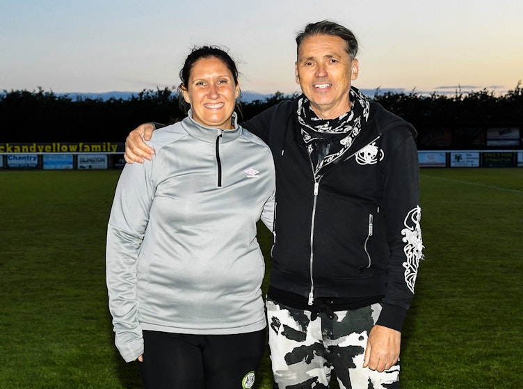 Q&A with Hannah Dingley at Crewe game