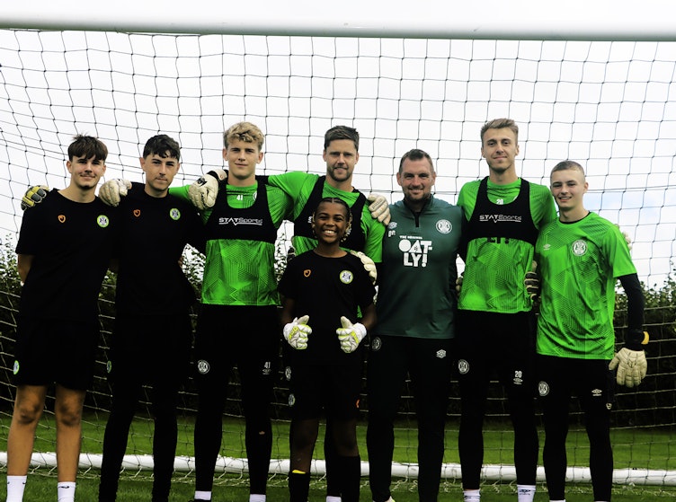 Under 12s goalkeeper Roman enjoys dream day