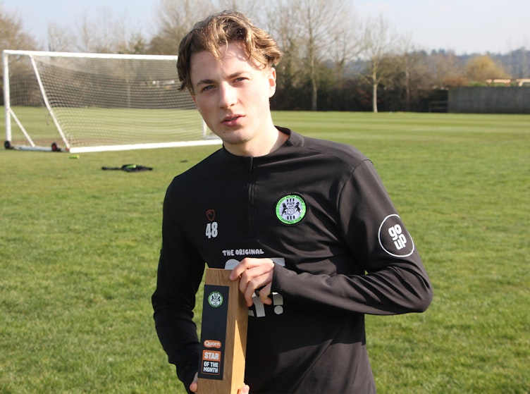 Charlie Savage wins Quorn Star of the Month for February