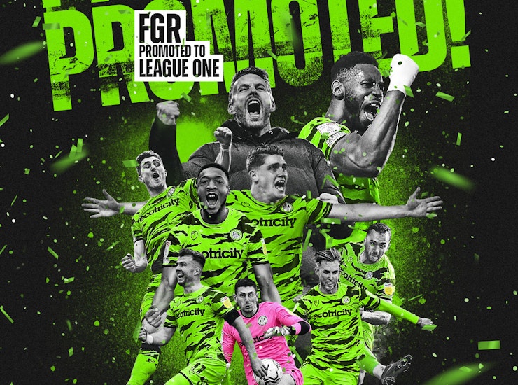 Promoted to League One!