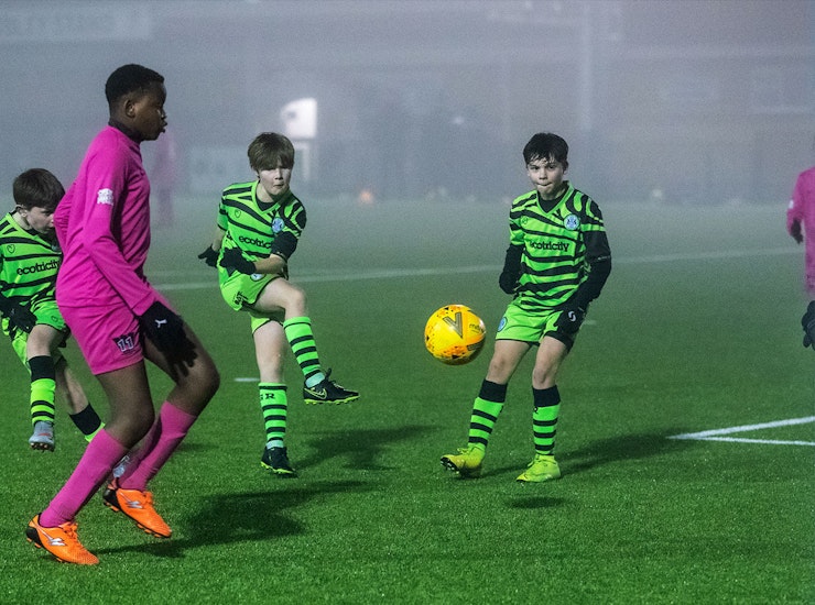 Academy schoolboys return to training