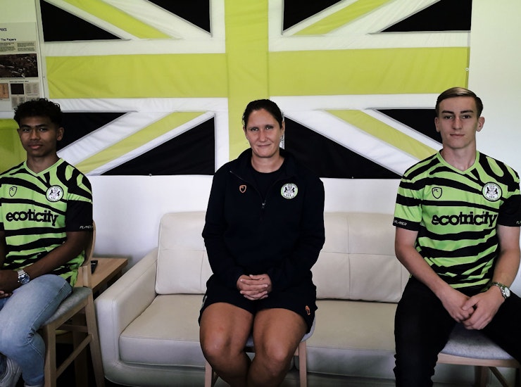 Academy duo sign first professional deal
