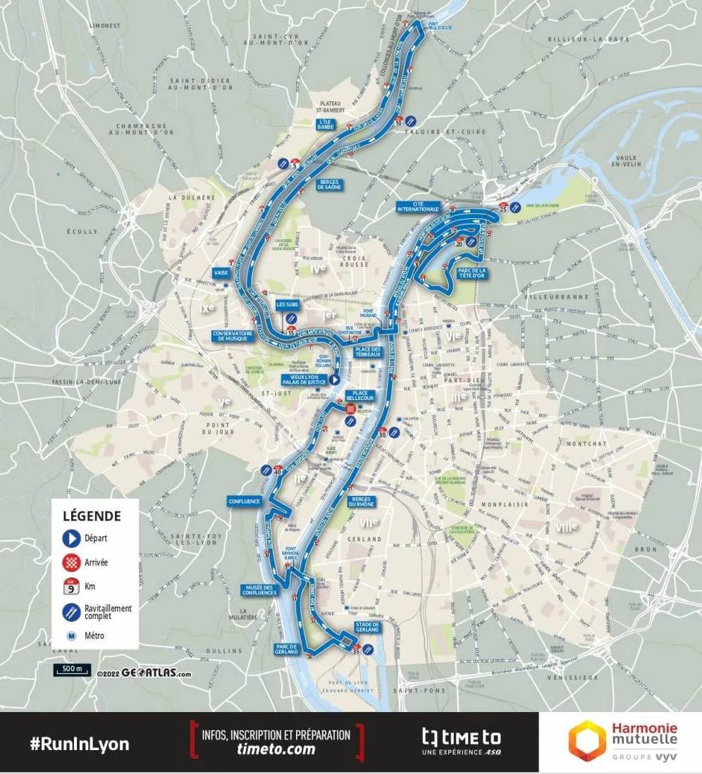 article run in lyon parcours 1