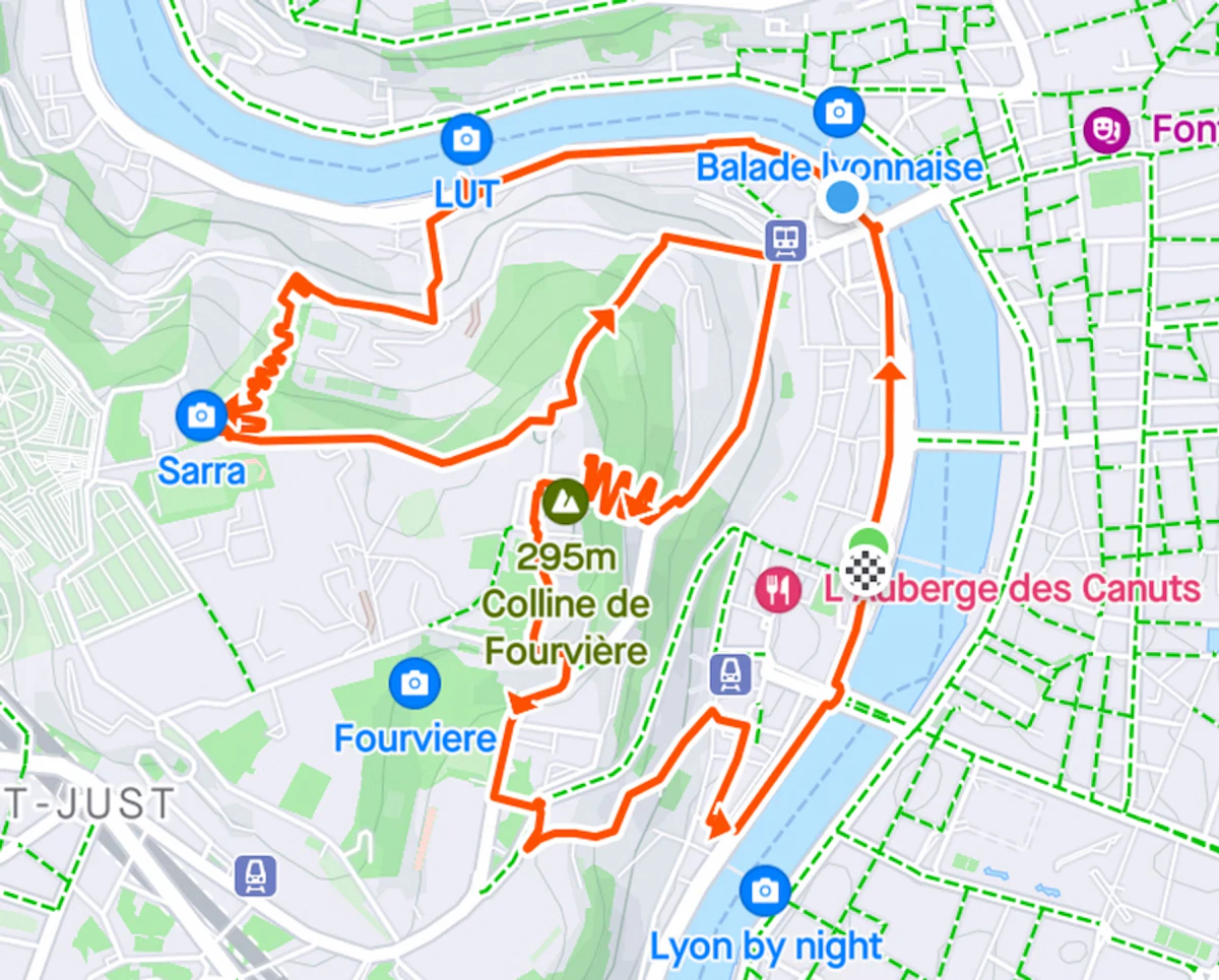 article ou courir a lyon strava 5