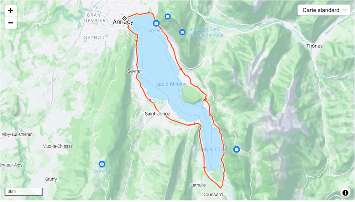 tour du lac annecy