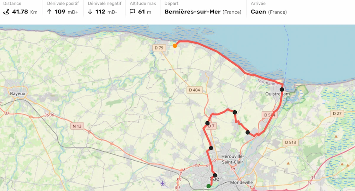 Parcours marathon de la Liberté