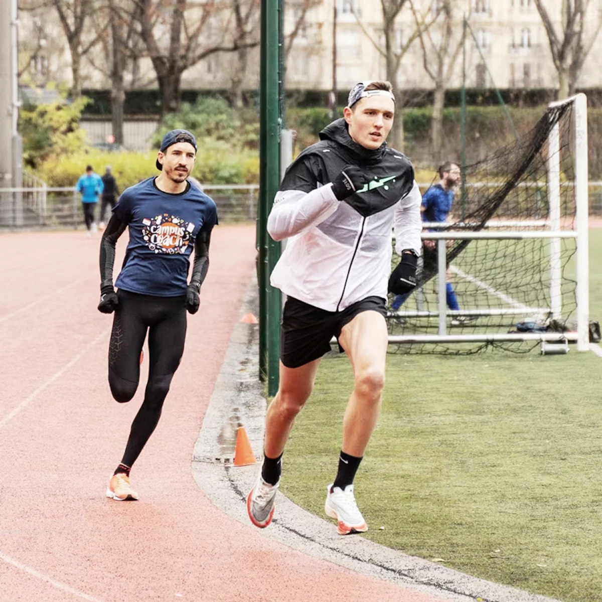 coureurs sur piste