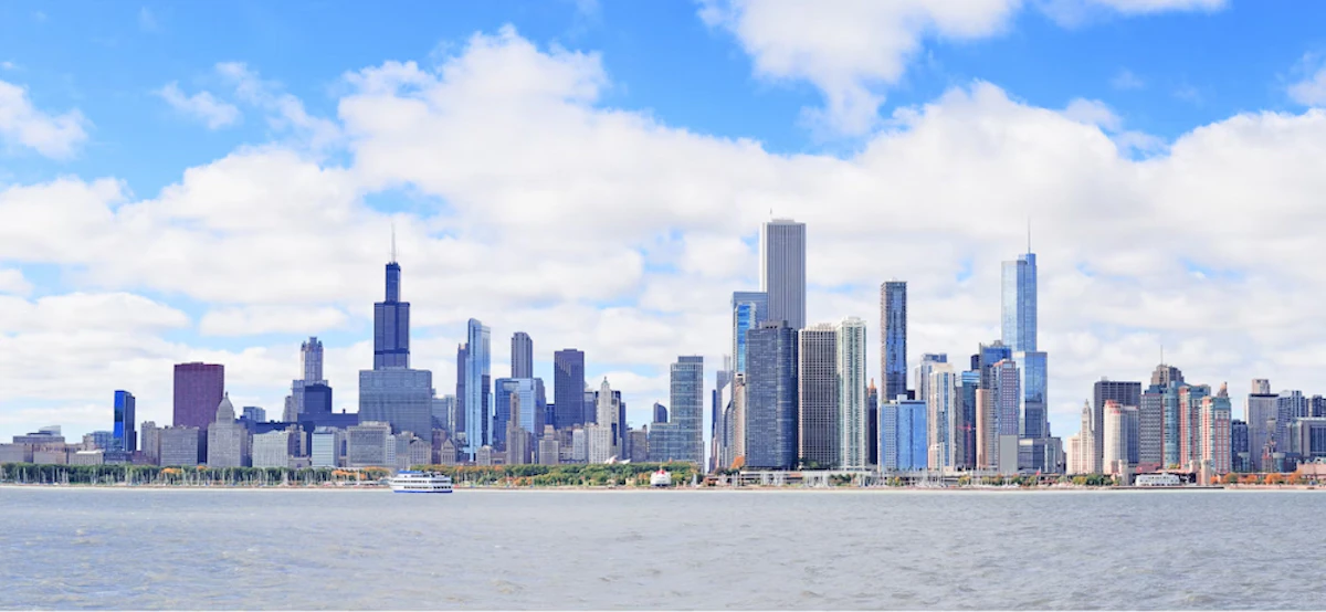 Chicago - marathon - skyline