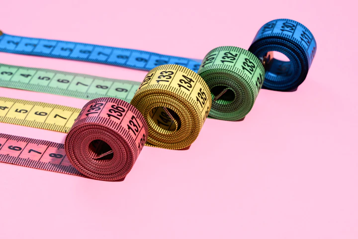 view tape measurement with centimeters as units length 1